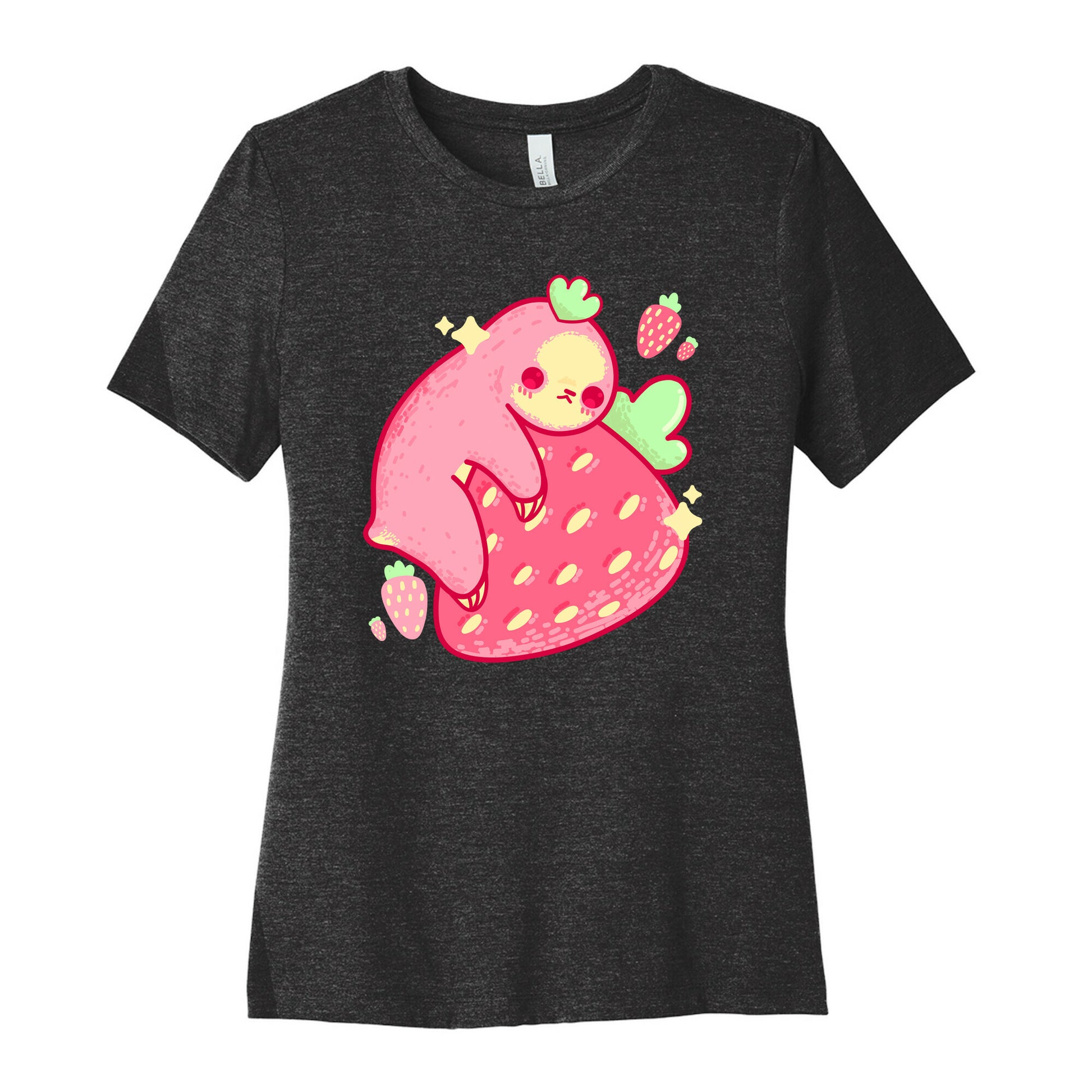 Strawberry Sloth Women's Cotton Tee