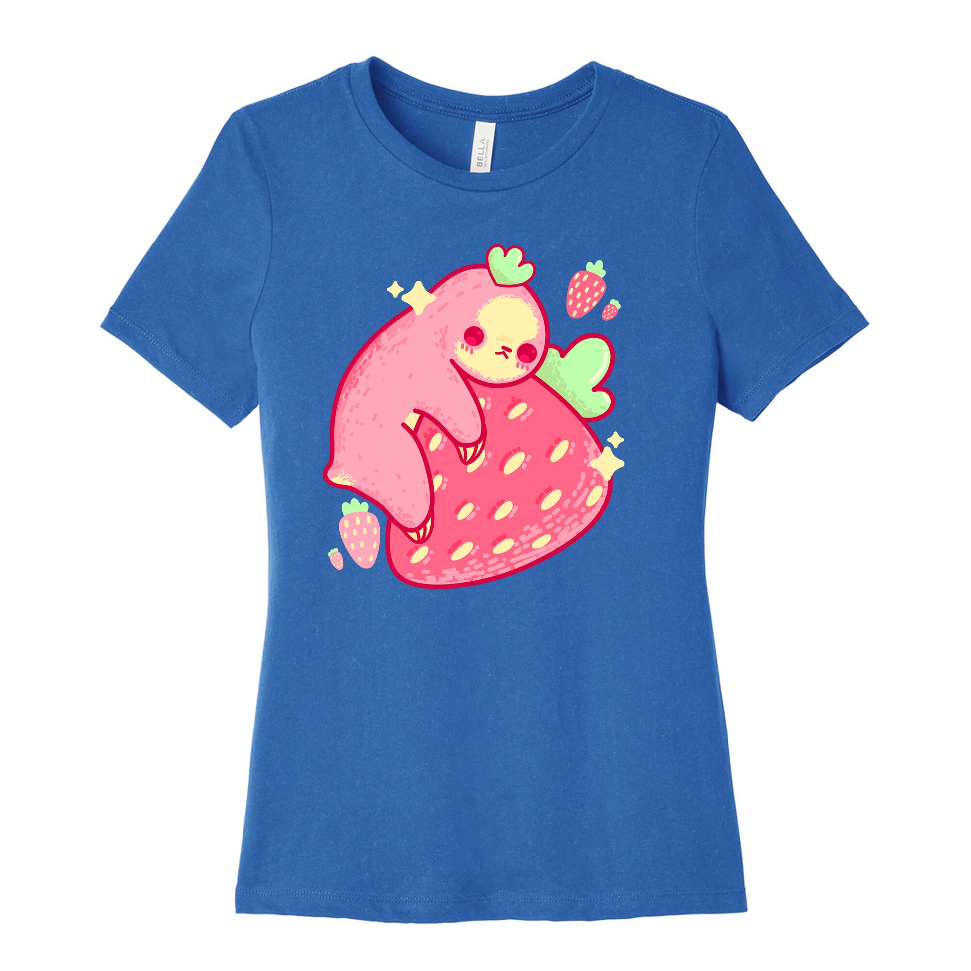 Strawberry Sloth Women's Cotton Tee