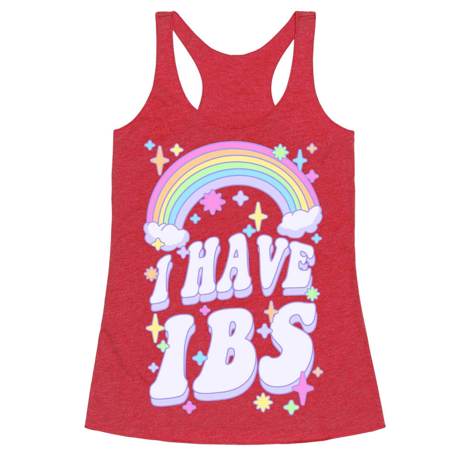 I Have IBS Racerback Tank