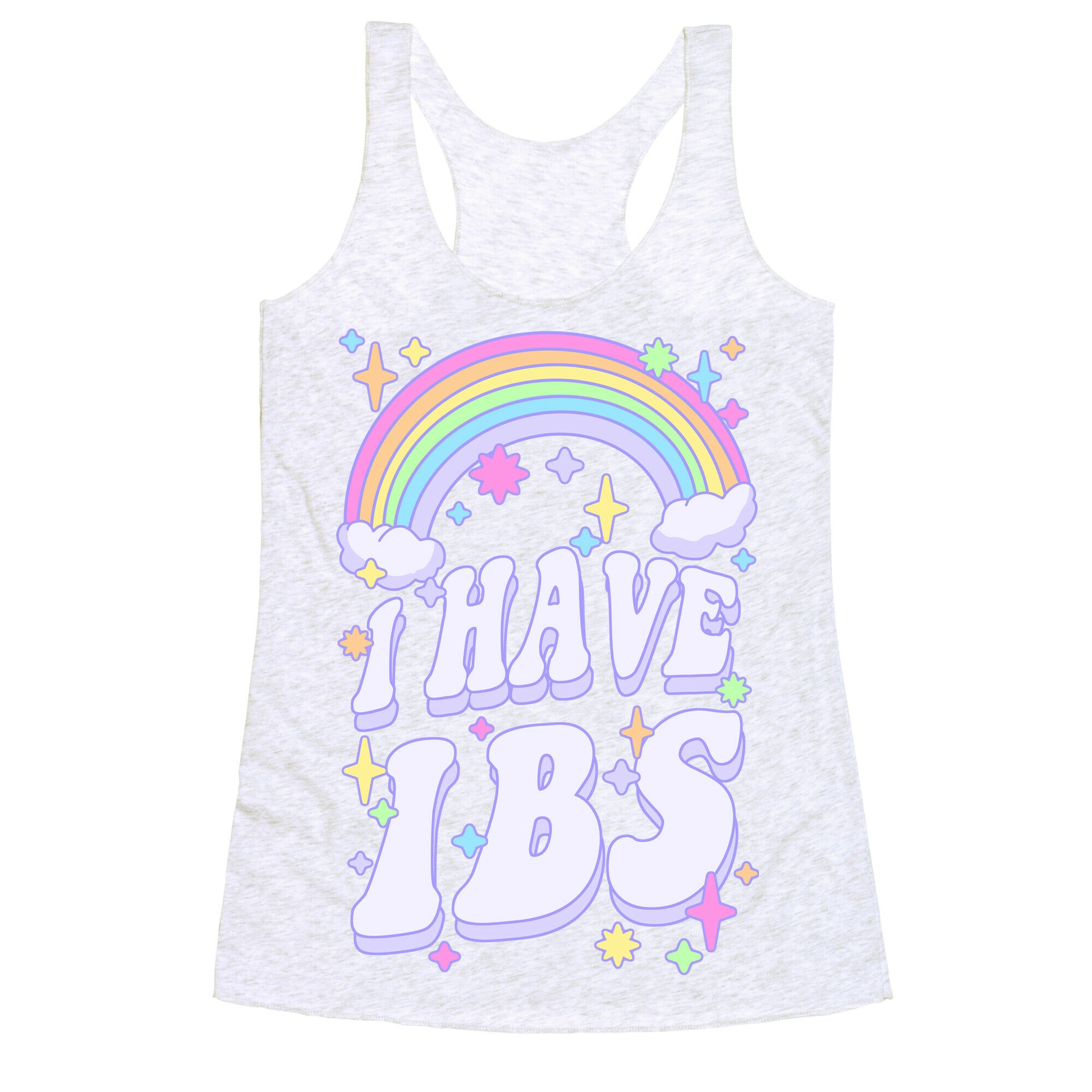 I Have IBS Racerback Tank