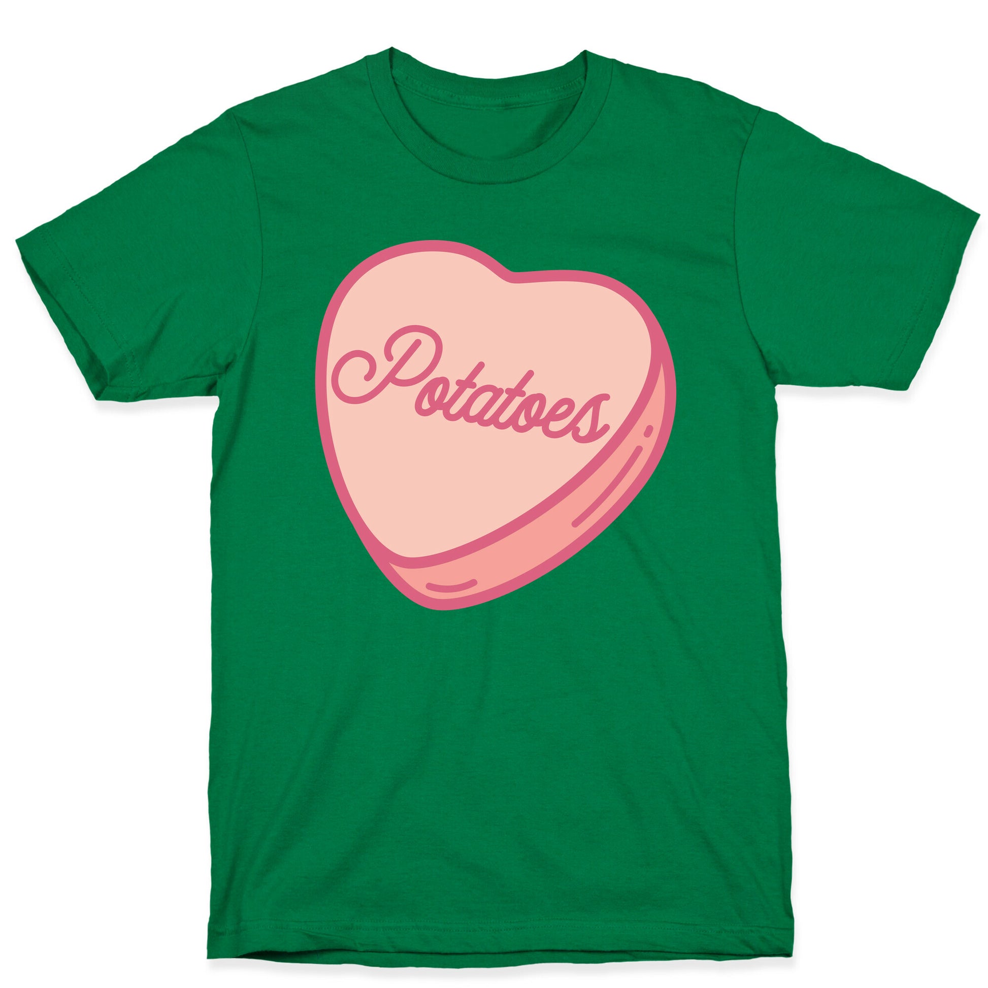 Potatoes Candy Heart T-Shirt