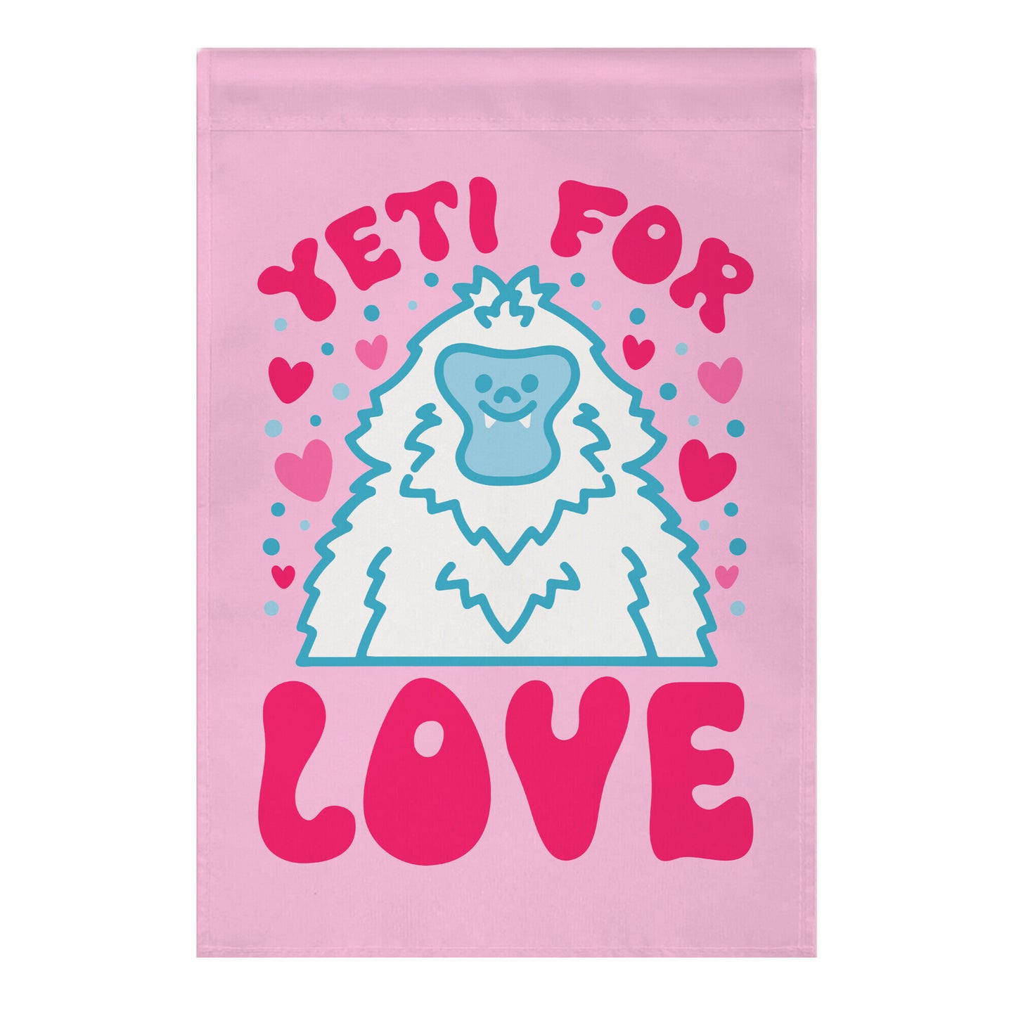 Yeti for Love Garden Flag