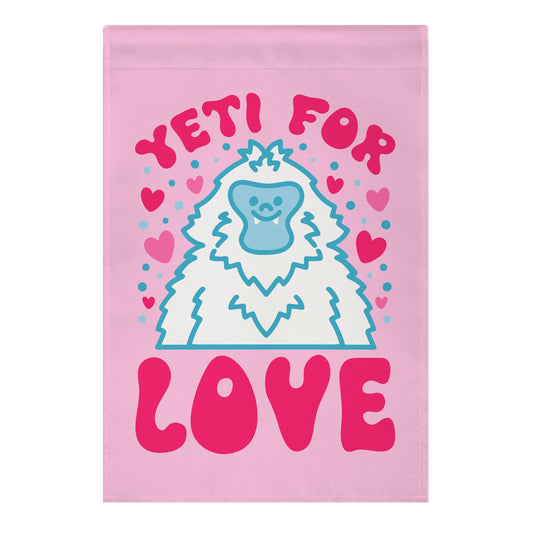 Yeti for Love Garden Flag