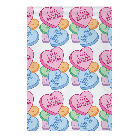I Feel Nothing Sorry Not Sorry Garden Flag