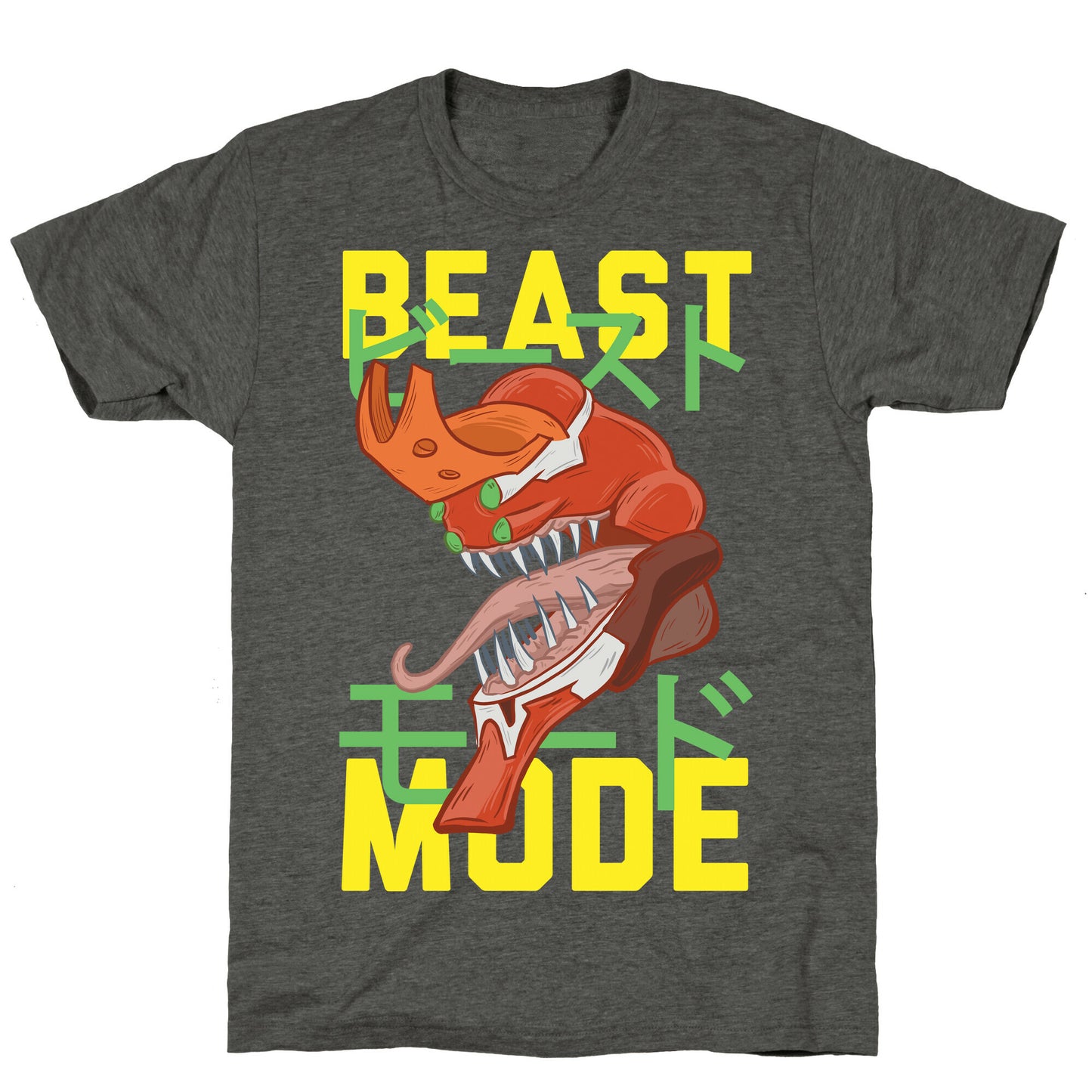 Beast Mode Eva Parody Unisex Triblend Tee