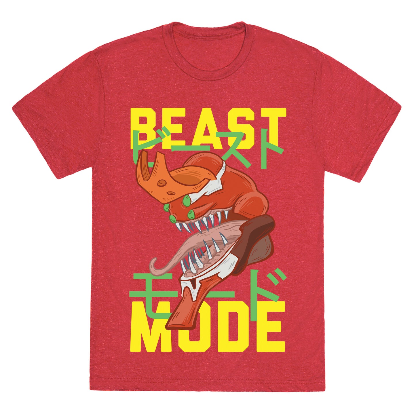 Beast Mode Eva Parody Unisex Triblend Tee