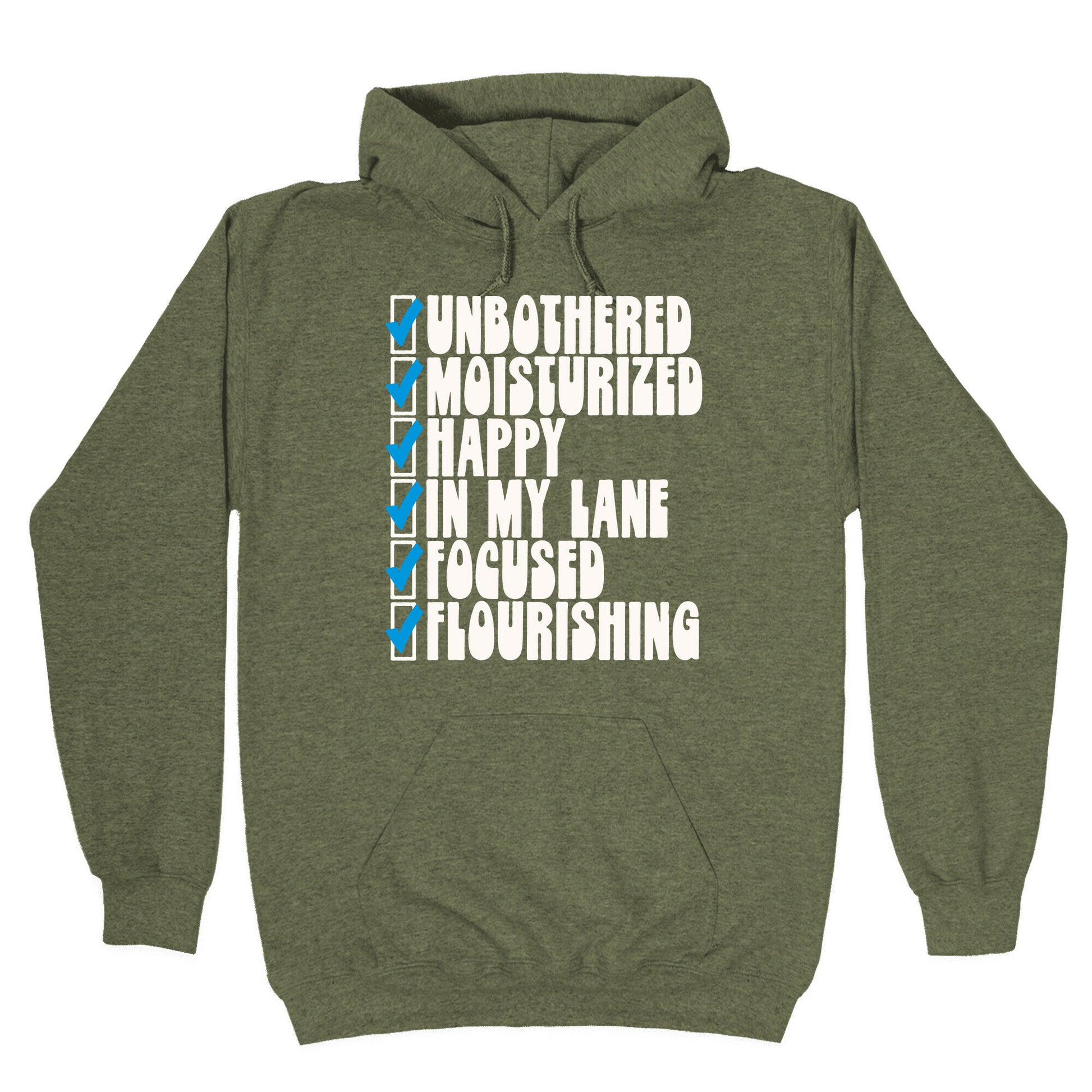 Unbothered Moisturized Happy Hoodie