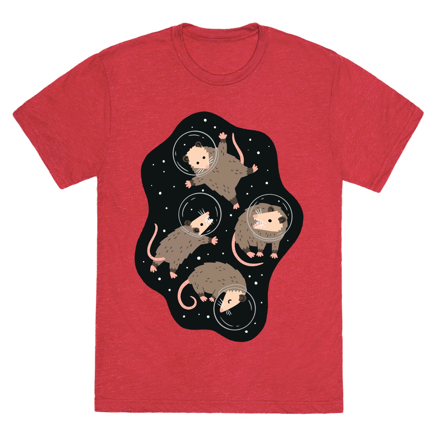 Opossums In Space Unisex Triblend Tee