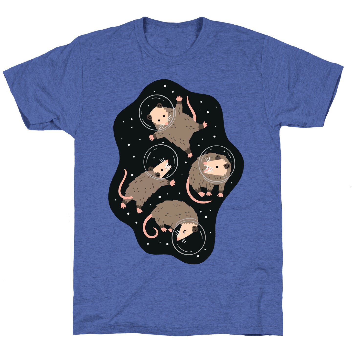 Opossums In Space Unisex Triblend Tee