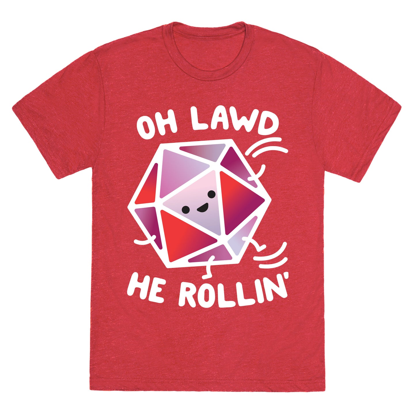 Oh Lawd He Rollin D20 Unisex Triblend Tee