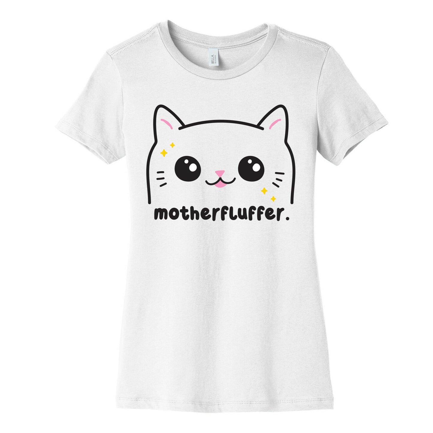 Cuss Cat Motherfluffer Women's Cotton Tee