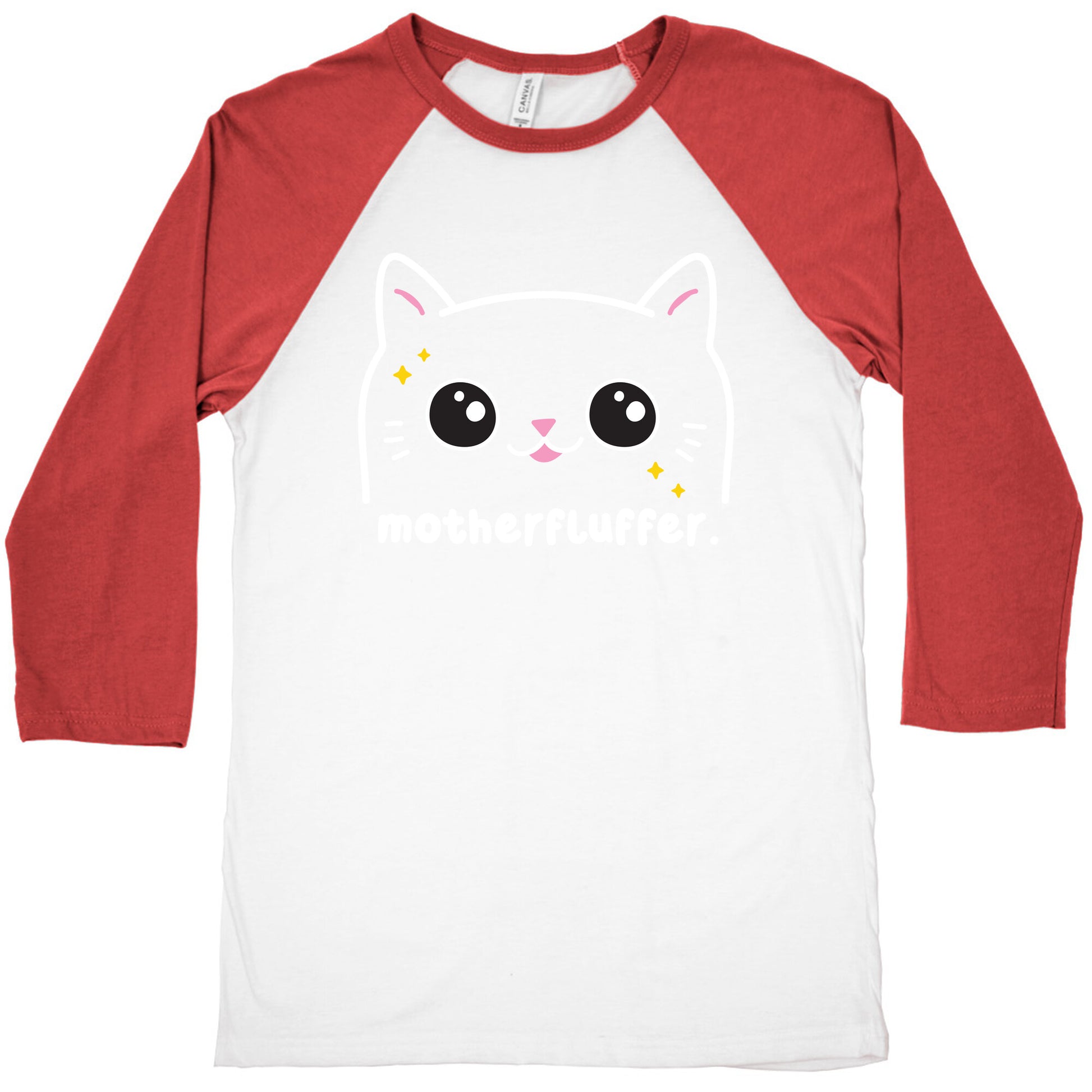 Cuss Cat Motherfluffer Baseball Tee