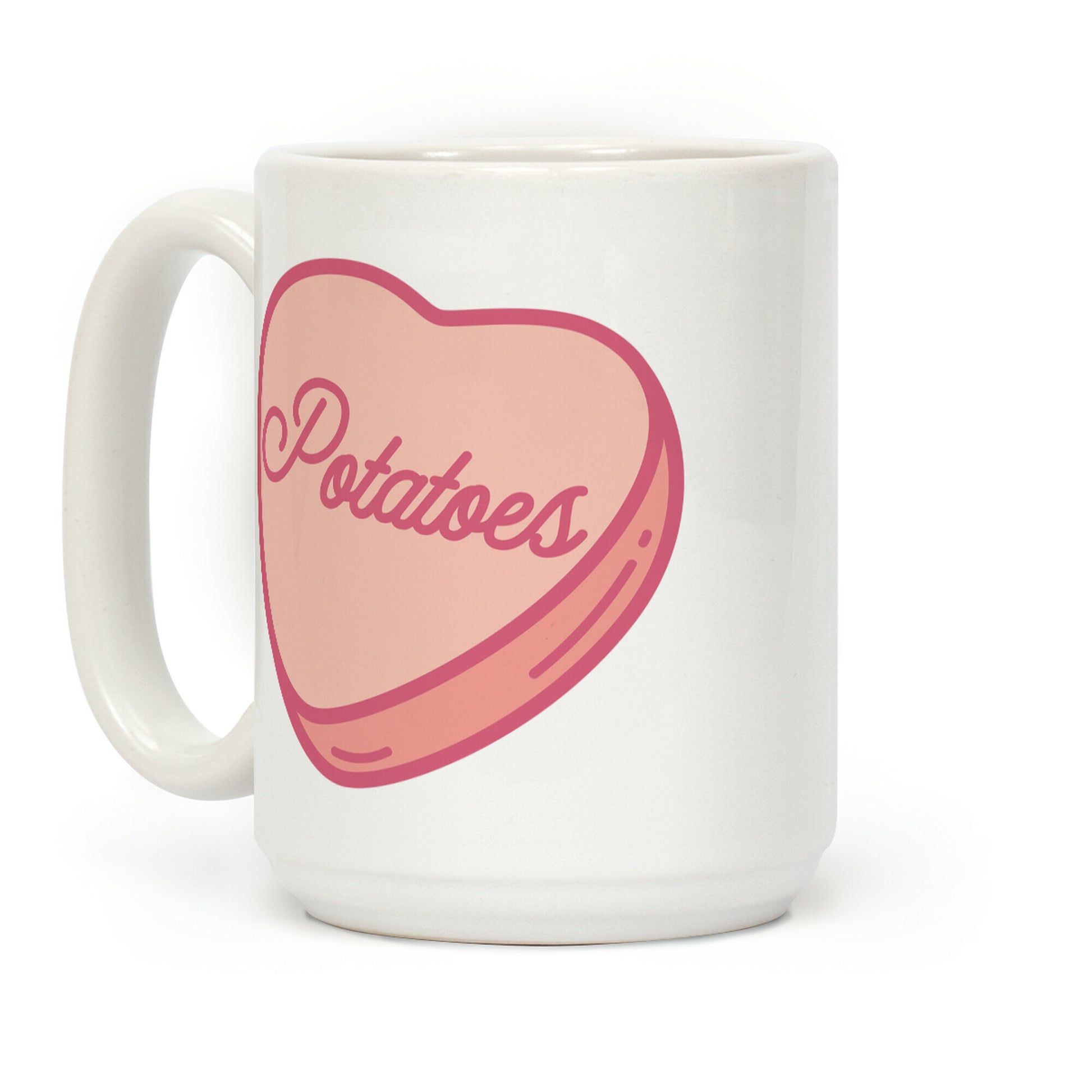 Potatoes Candy Heart Coffee Mug