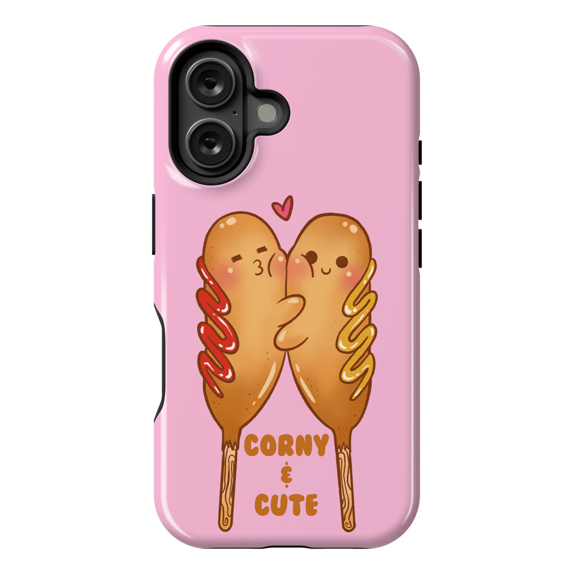 Corny and Cute (pink) Phone Case