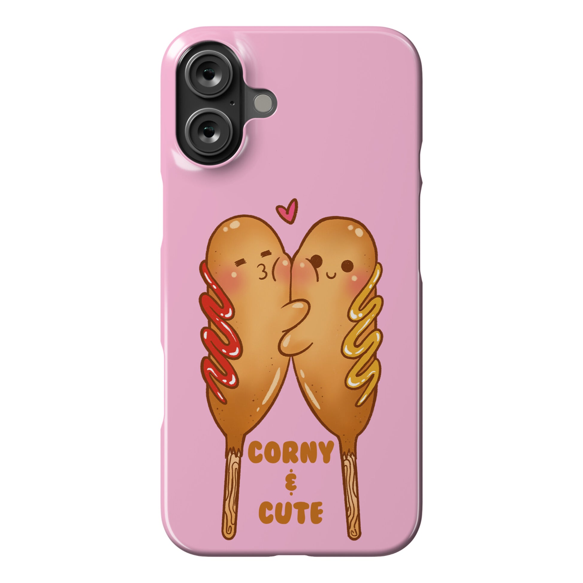 Corny and Cute (pink) Phone Case