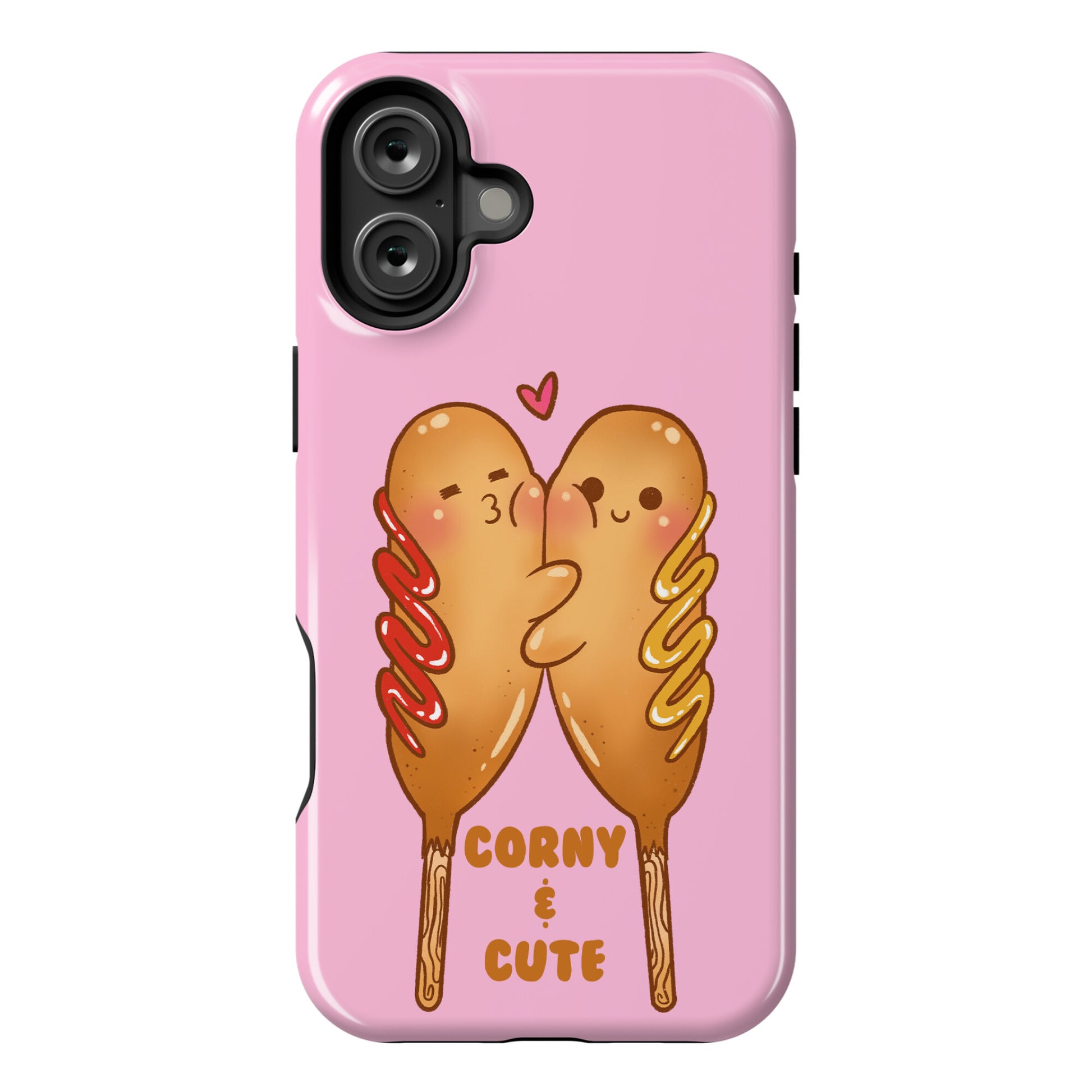 Corny and Cute (pink) Phone Case
