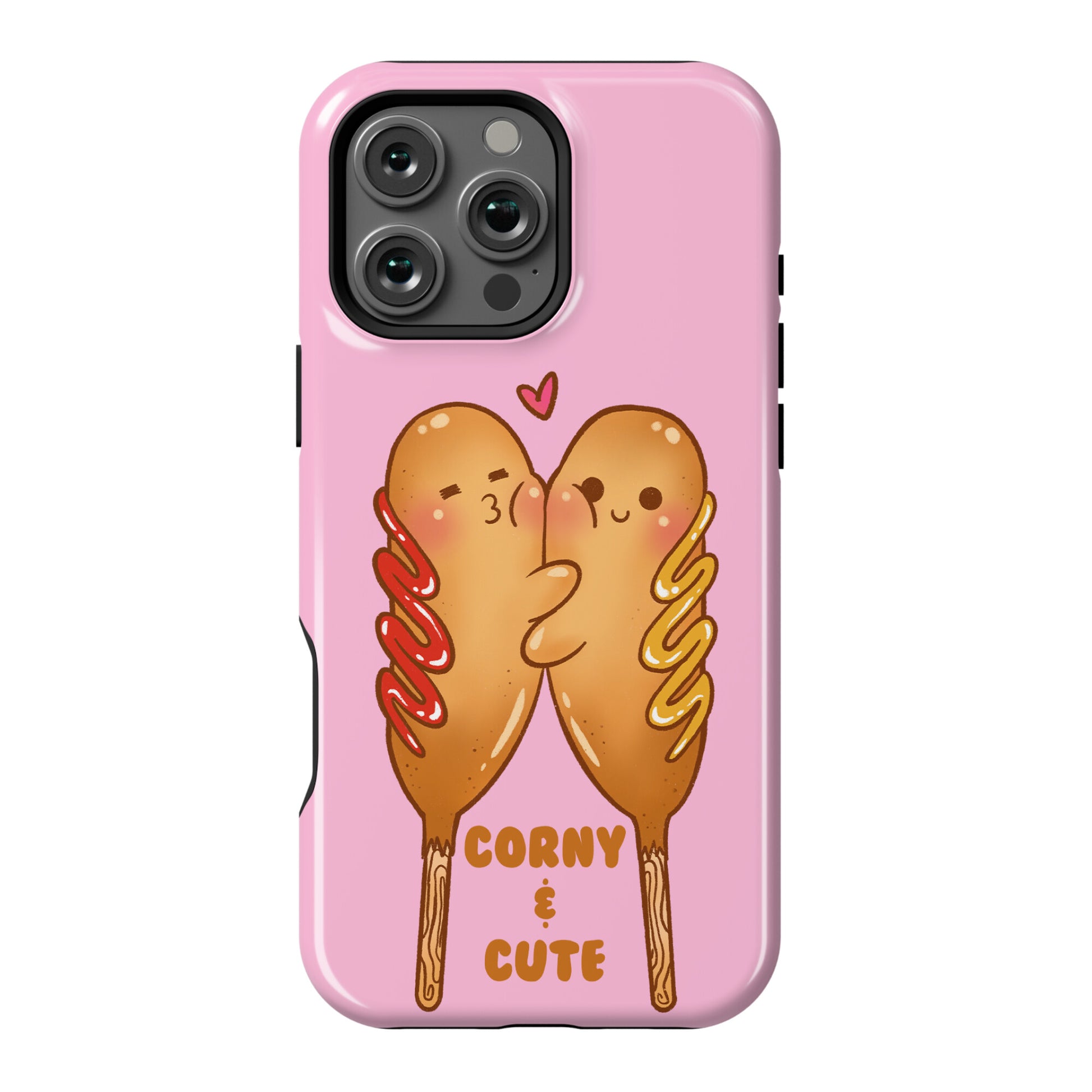 Corny and Cute (pink) Phone Case
