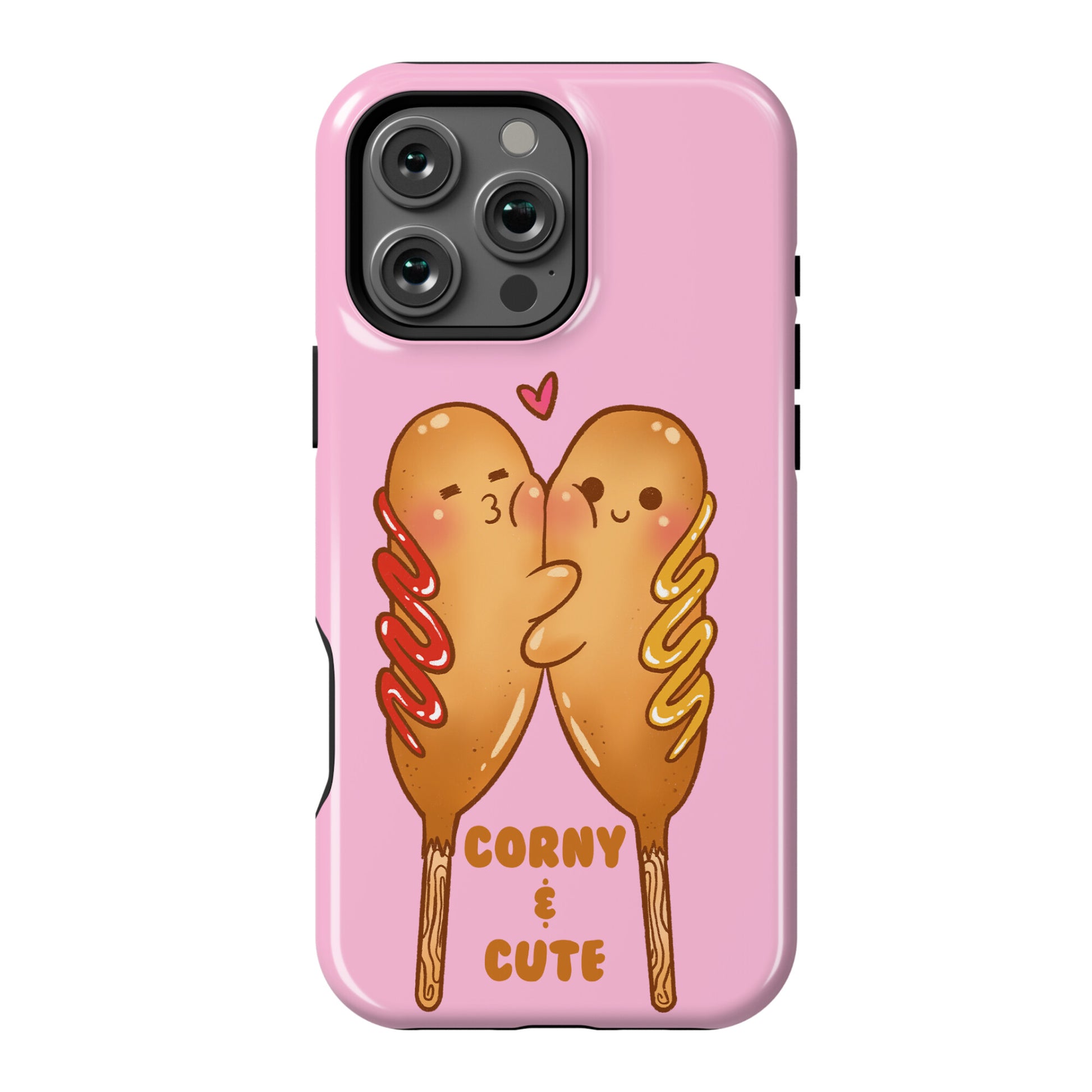 Corny and Cute (pink) Phone Case