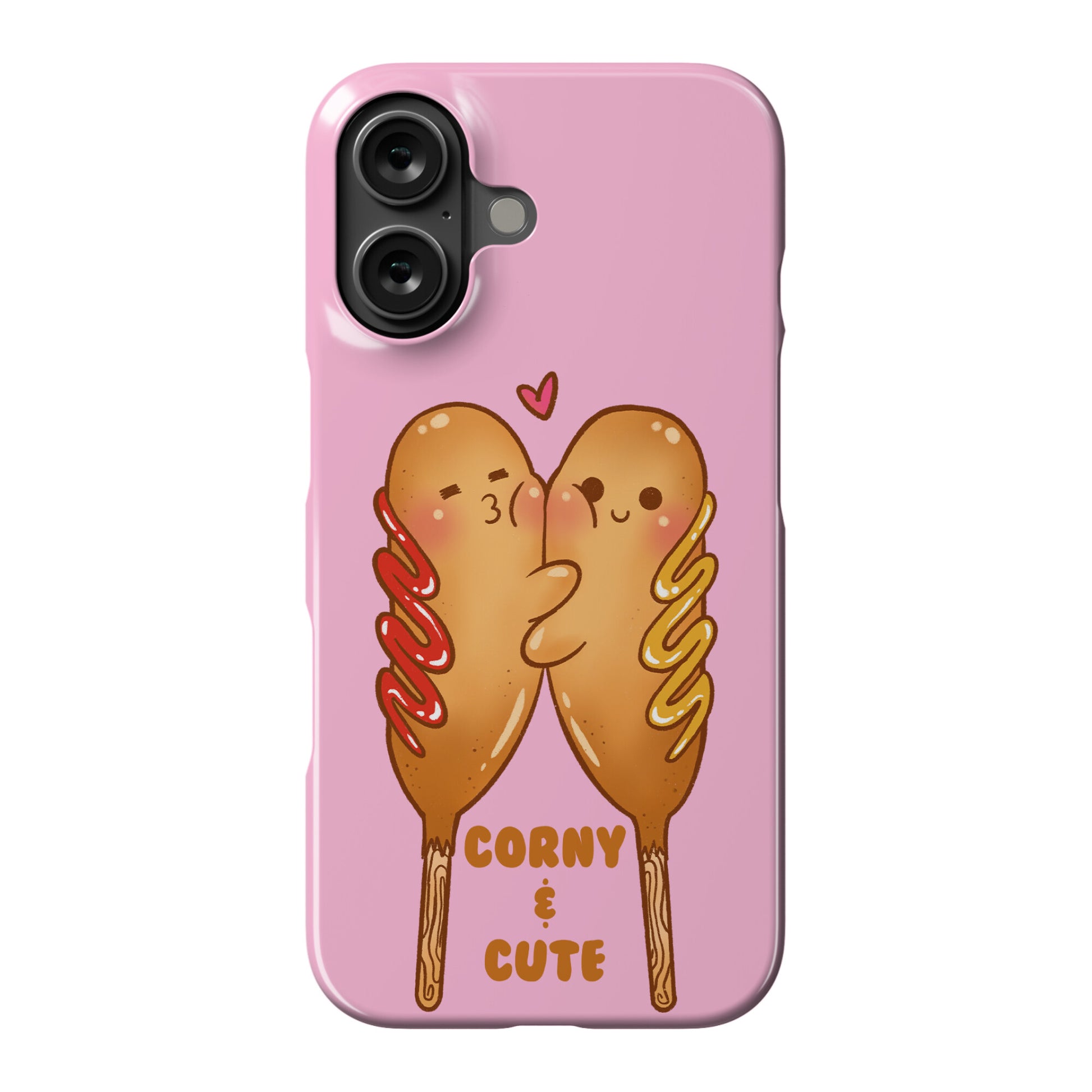 Corny and Cute (pink) Phone Case