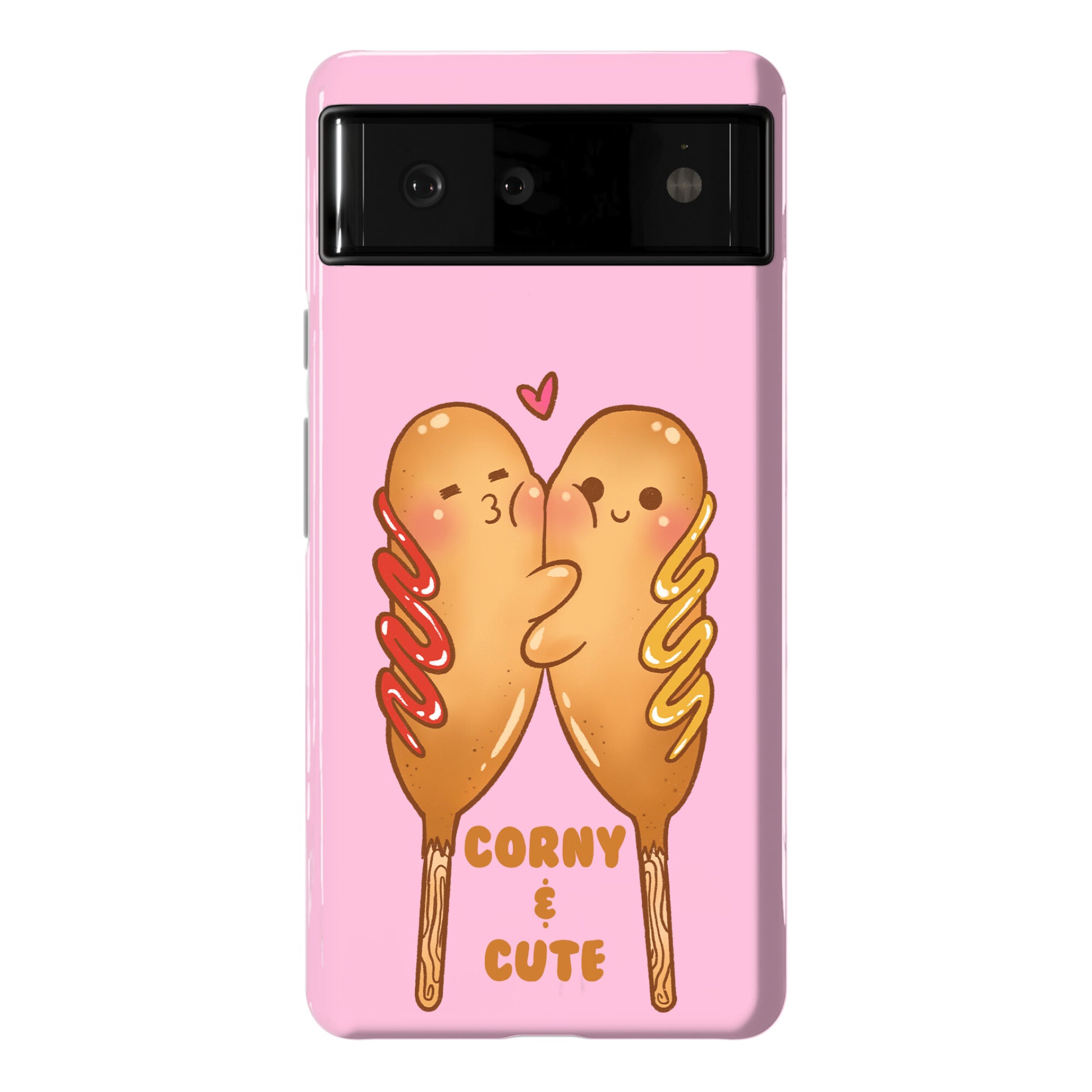 Corny and Cute (pink) Phone Case