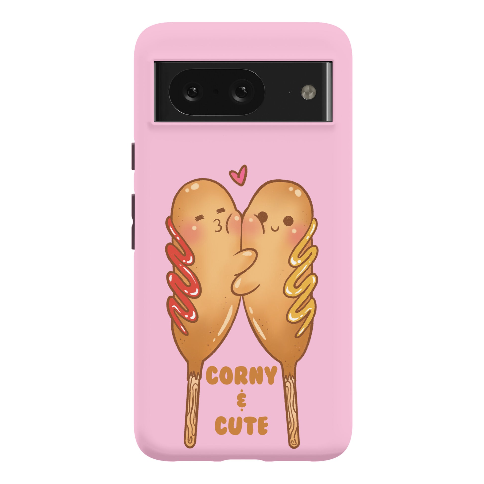 Corny and Cute (pink) Phone Case