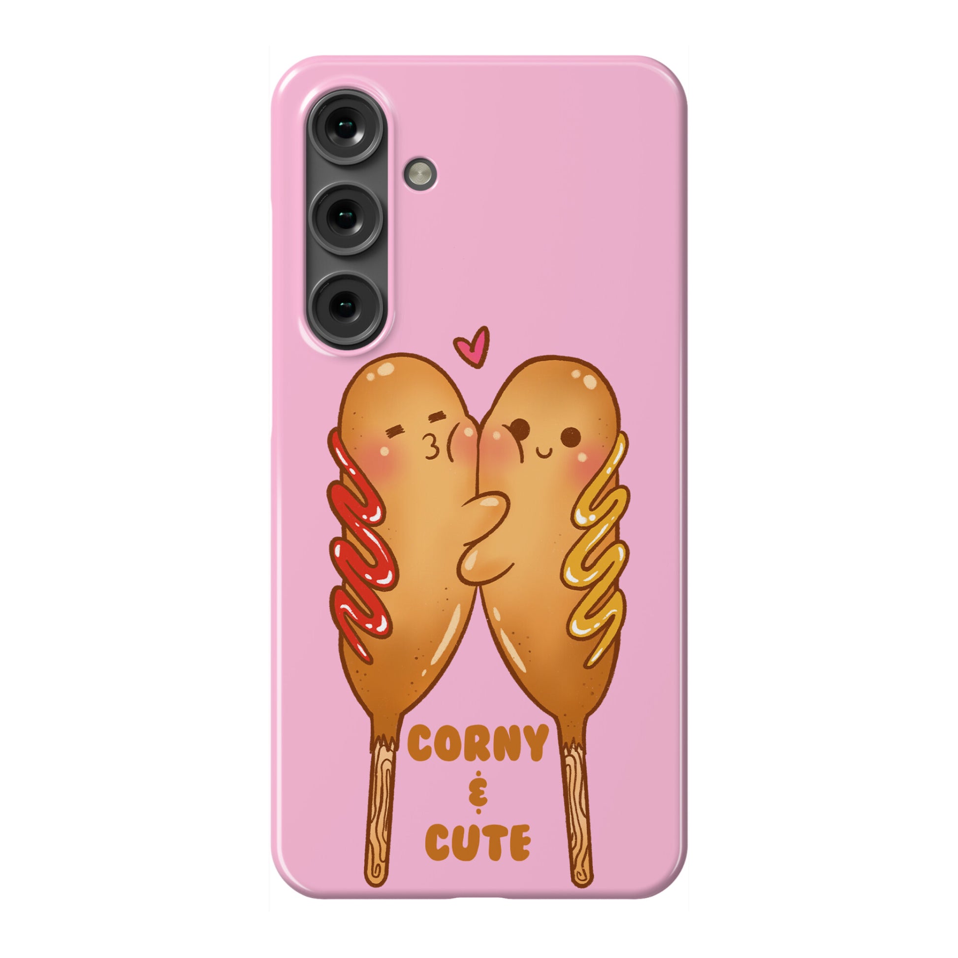 Corny and Cute (pink) Phone Case