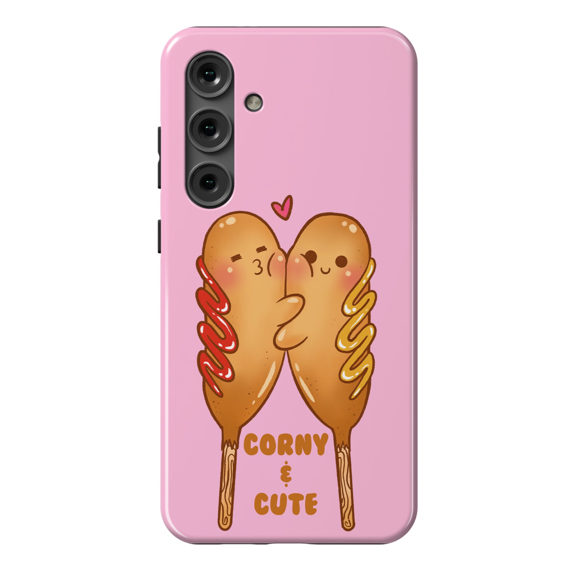 Corny and Cute (pink) Phone Case