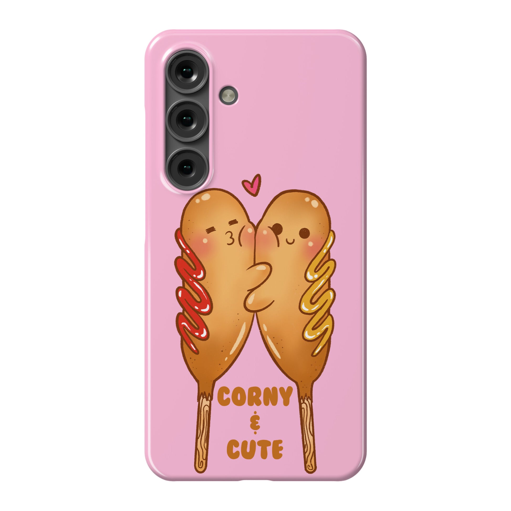 Corny and Cute (pink) Phone Case