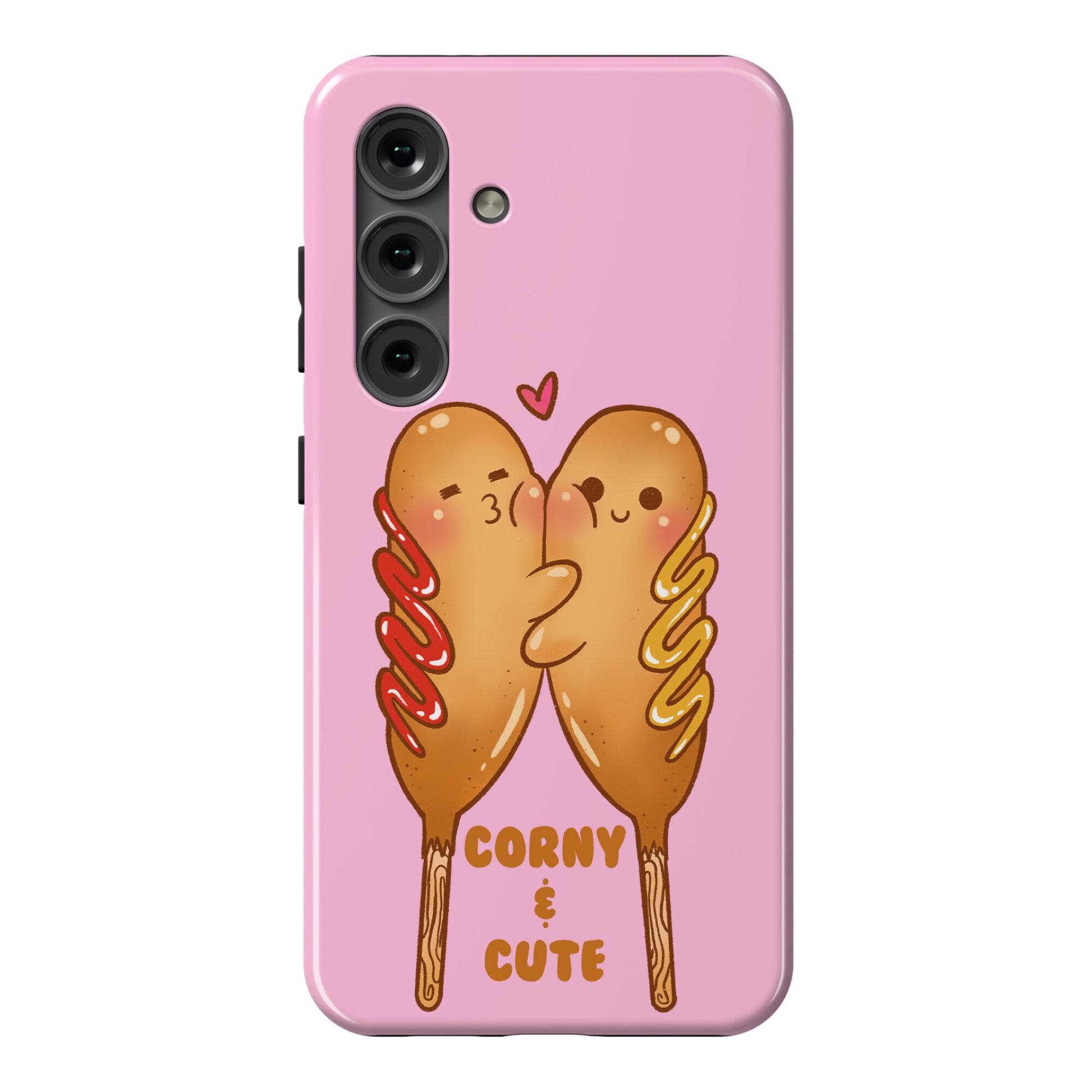 Corny and Cute (pink) Phone Case