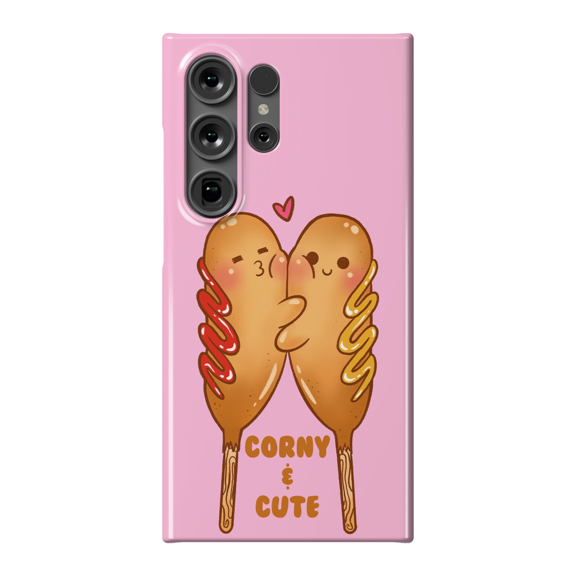 Corny and Cute (pink) Phone Case