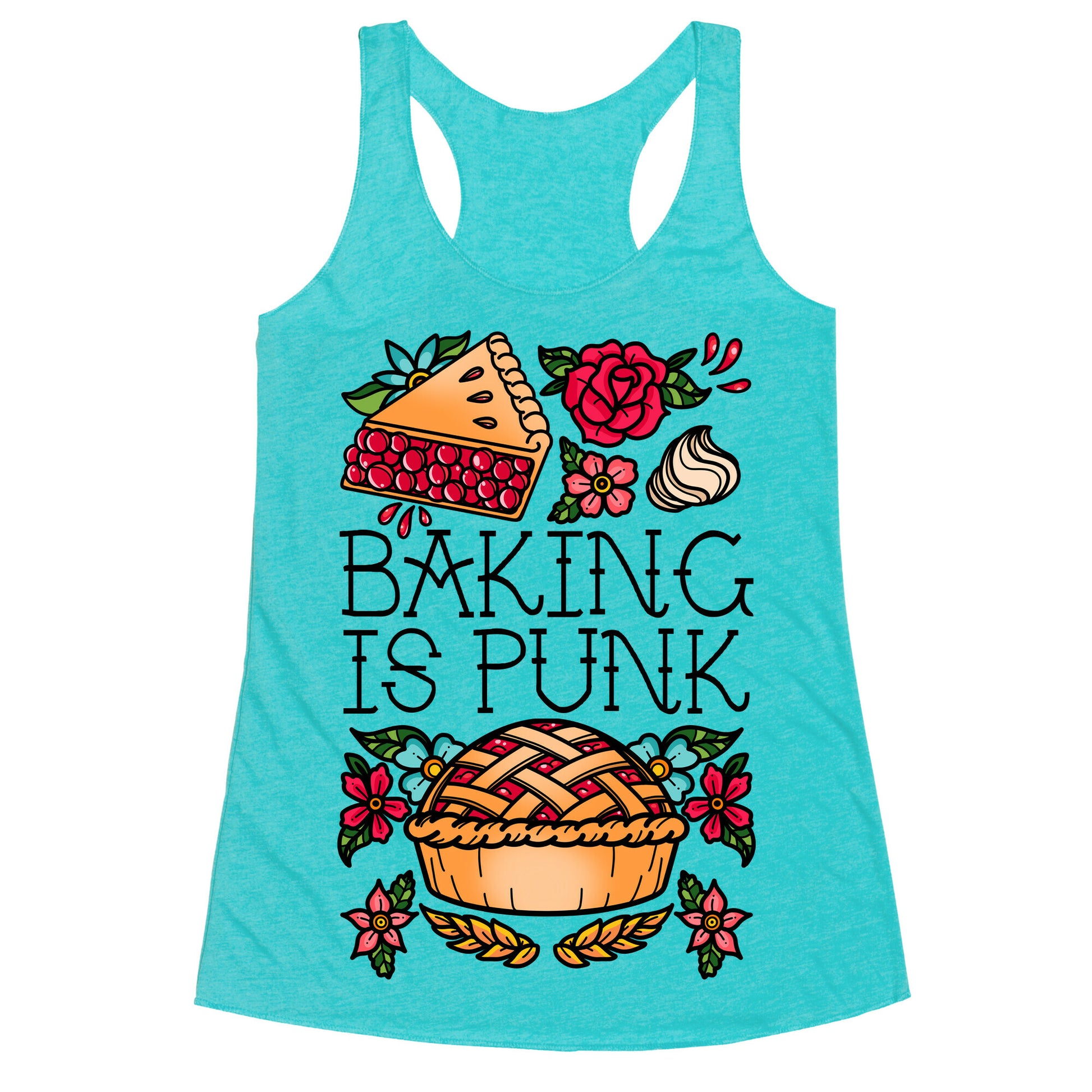 Baking Is Punk Racerback Tank