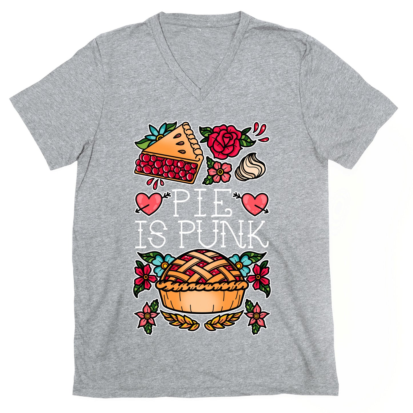 Pie Is Punk V-Neck