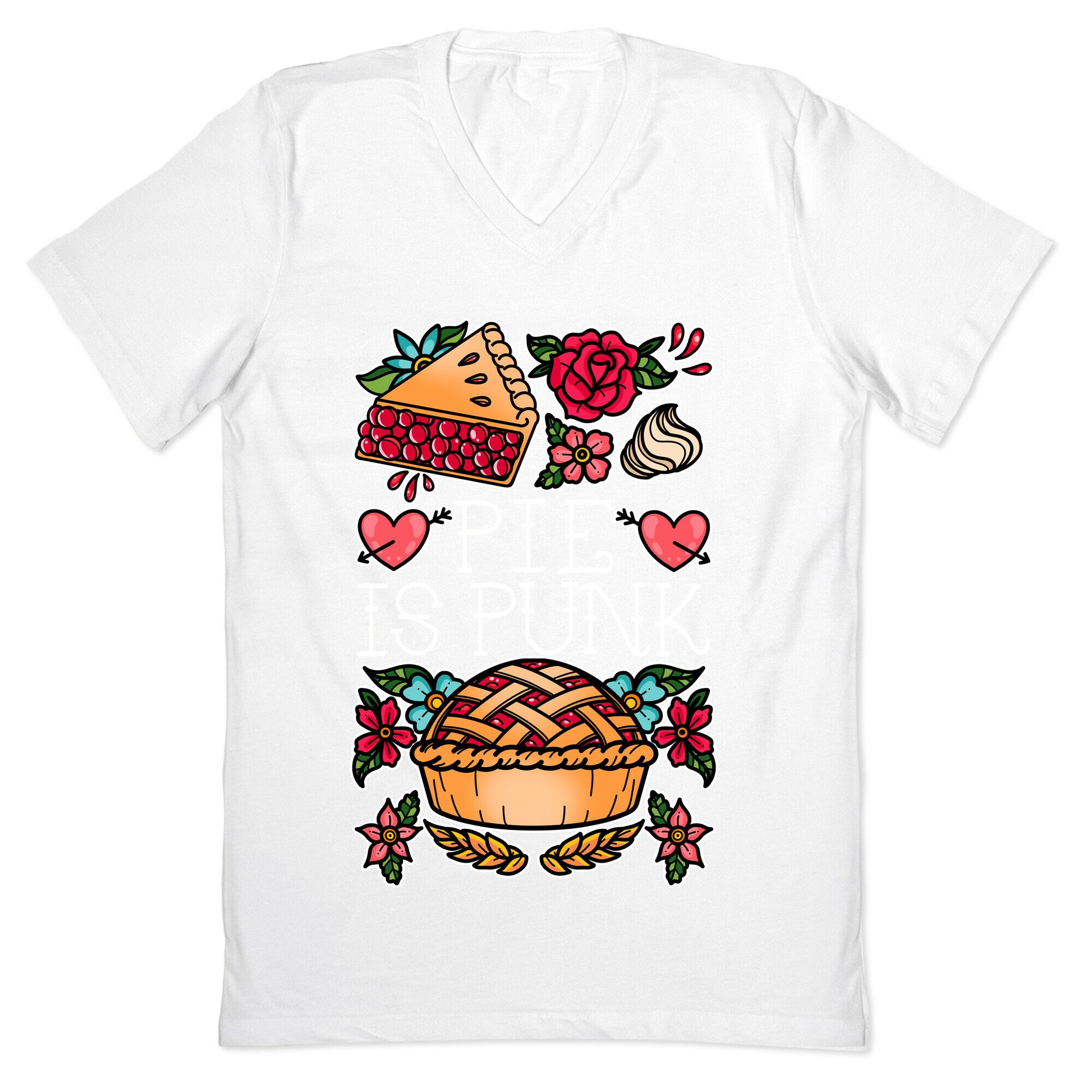 Pie Is Punk V-Neck