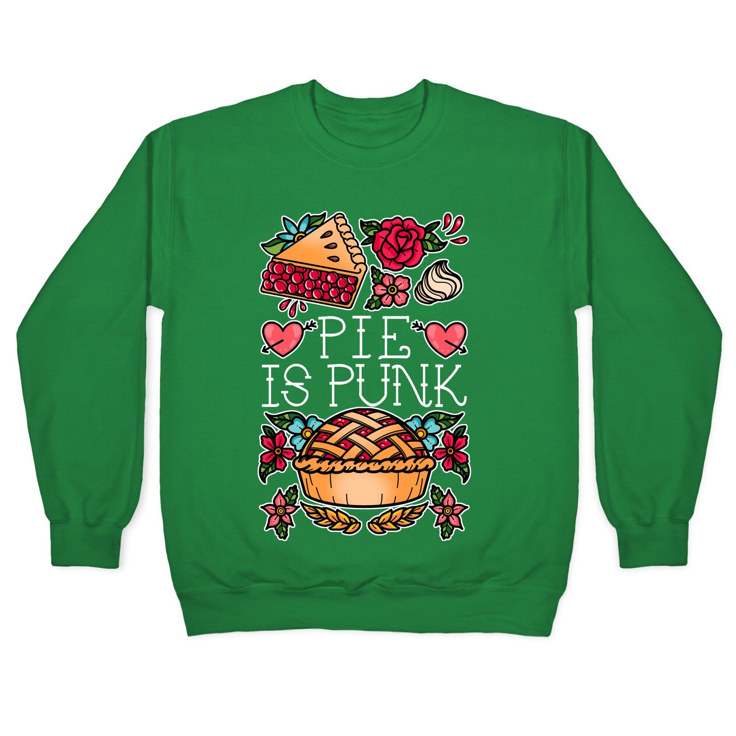 Pie Is Punk Crewneck Sweatshirt