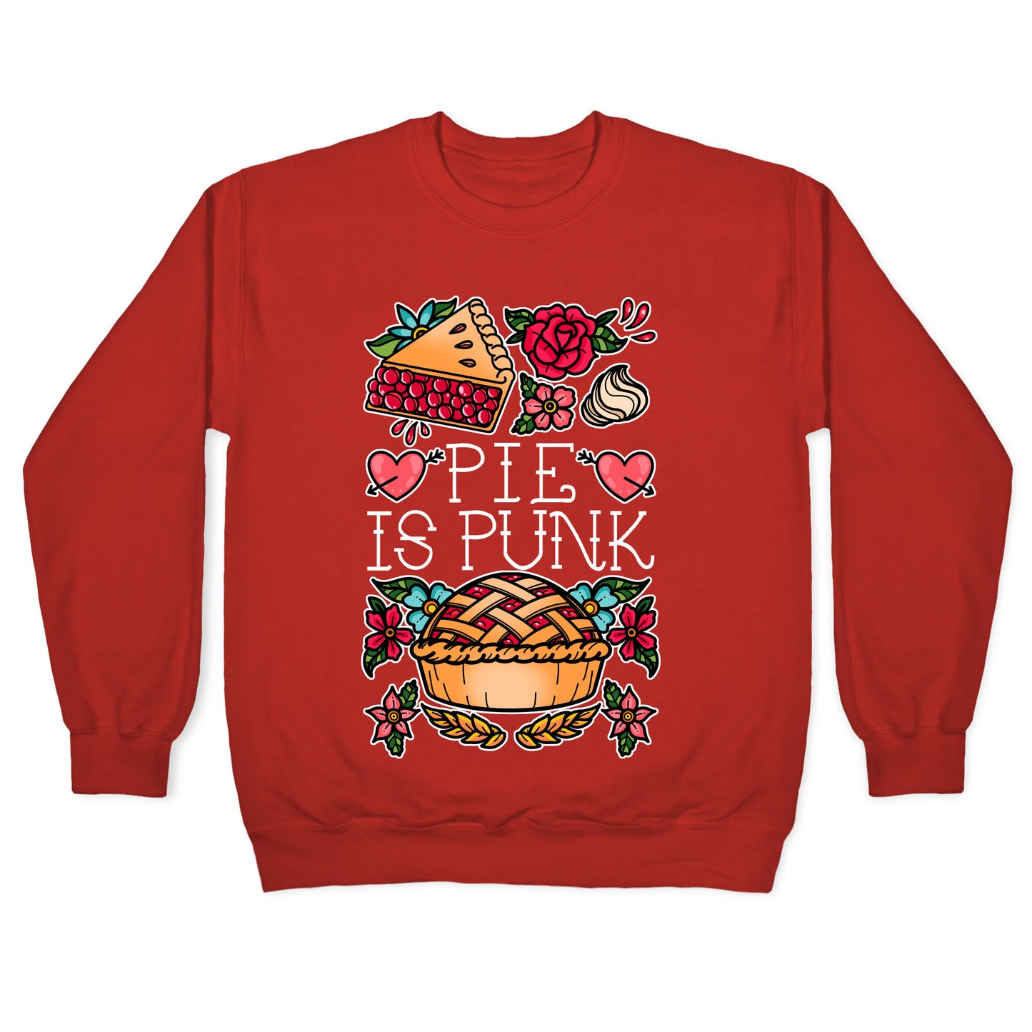 Pie Is Punk Crewneck Sweatshirt