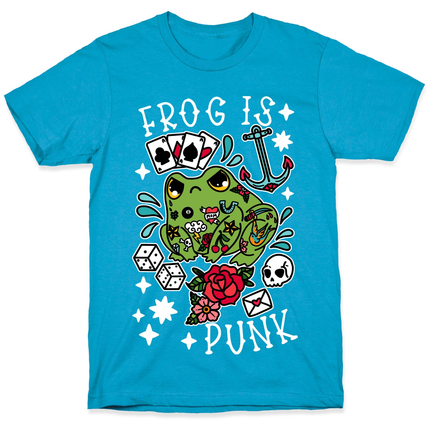 Frog Is Punk Unisex Triblend Tee