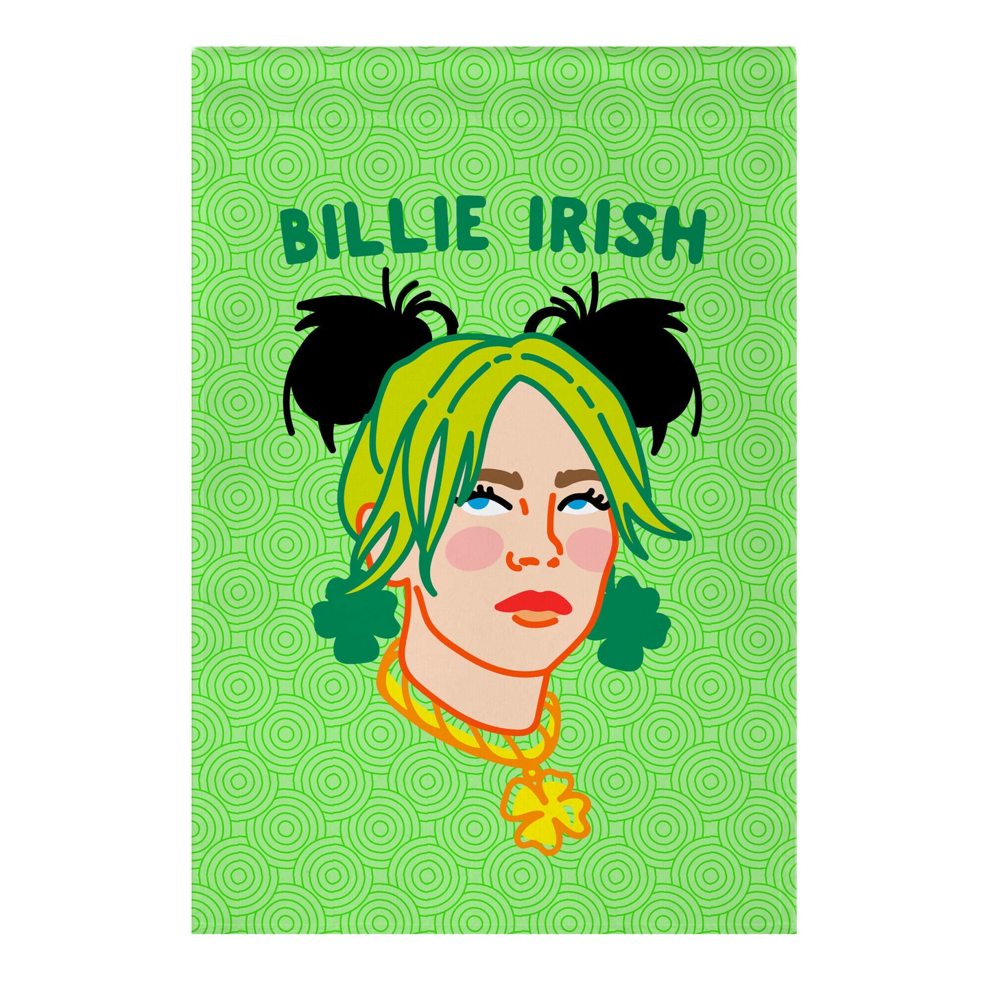 Billie Irish Parody Garden Flag