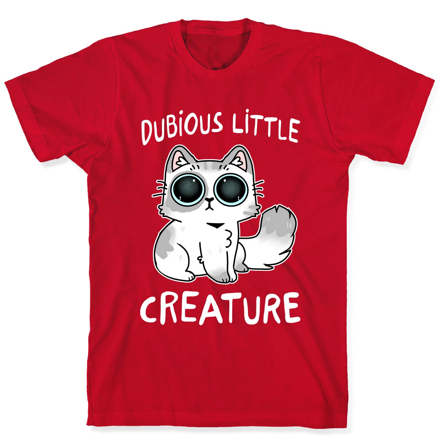 Dubious Little Creature Cat T-Shirt