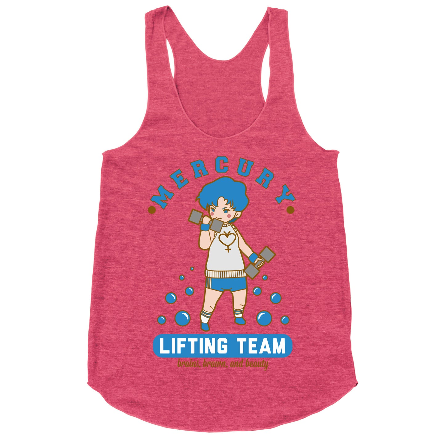 Mercury Lifting Team Parody Racerback Tank