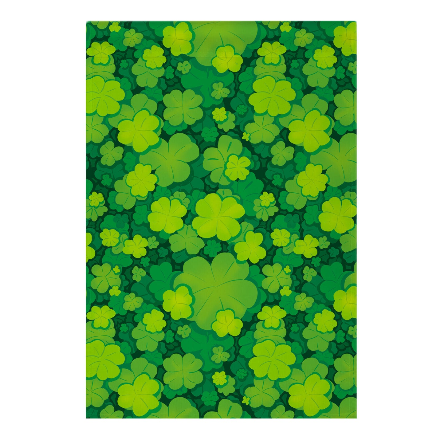 Clover Patch Pattern Garden Flag