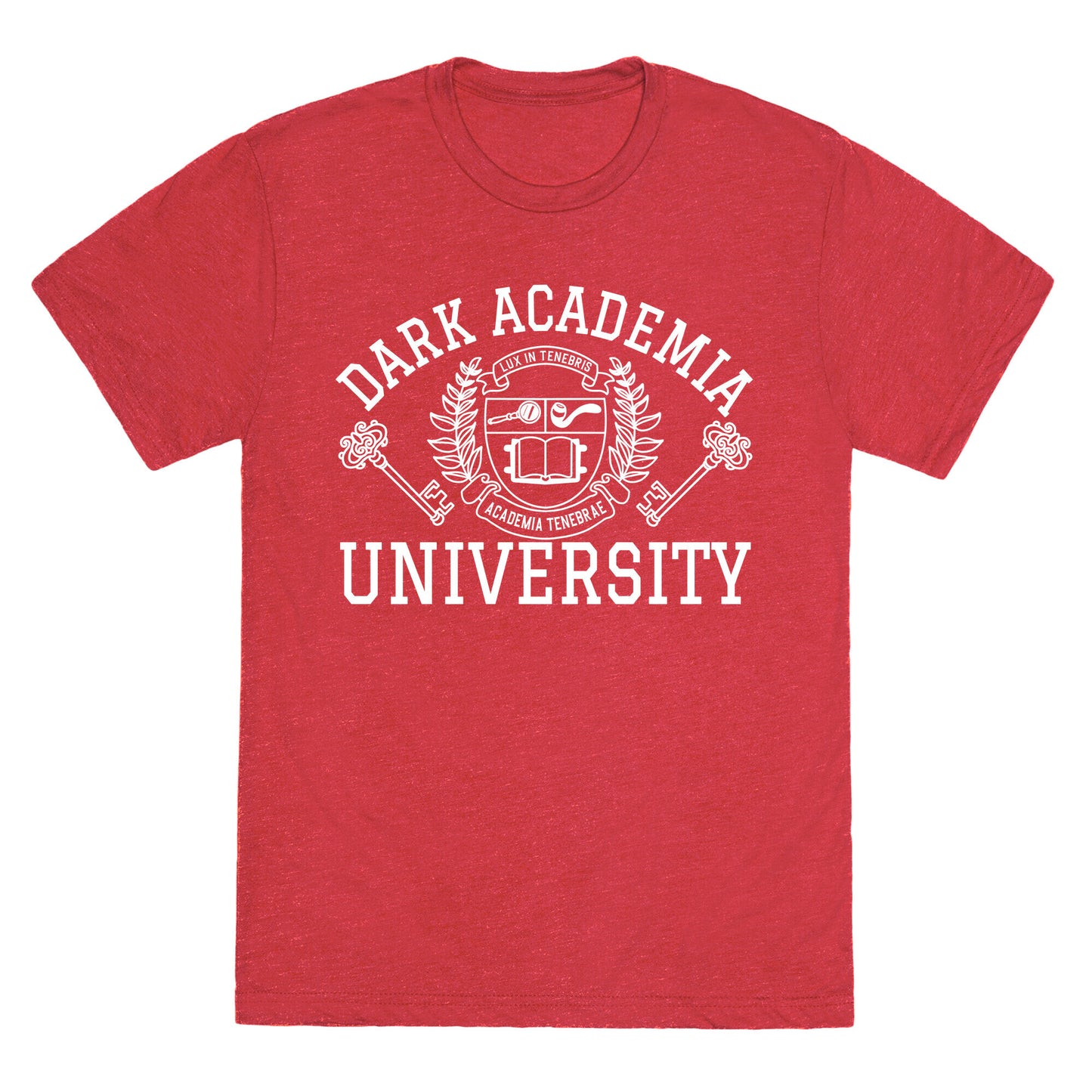 Dark Academia University Unisex Triblend Tee