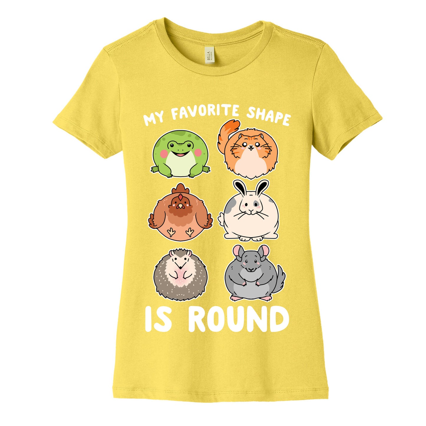 My Favorite Shape Is Round Women's Cotton Tee