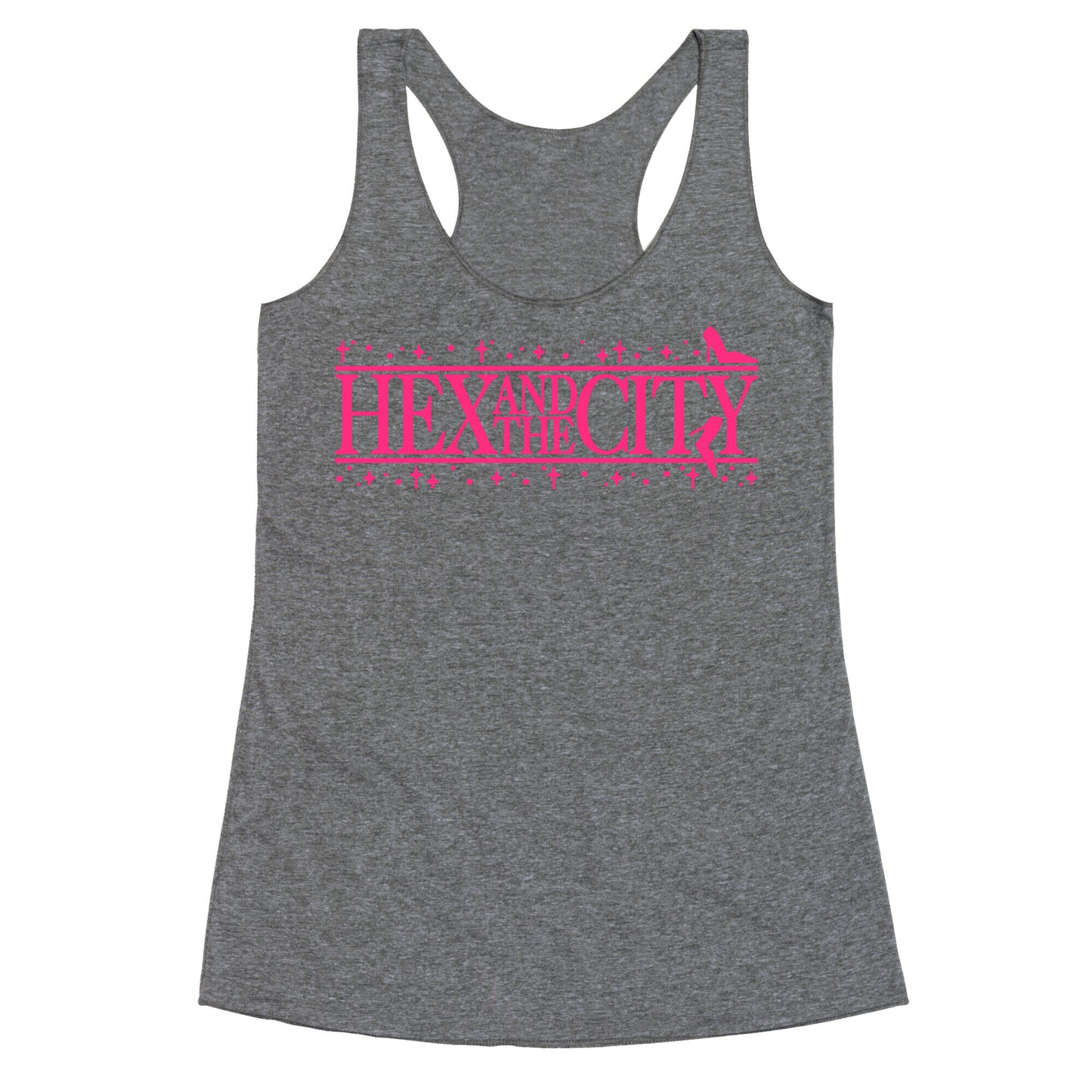 Hex and The City Parody Racerback Tank