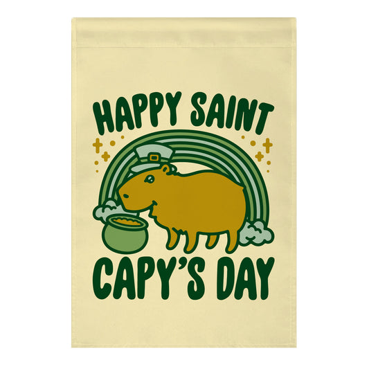 Happy Saint Capy's Day Garden Flag