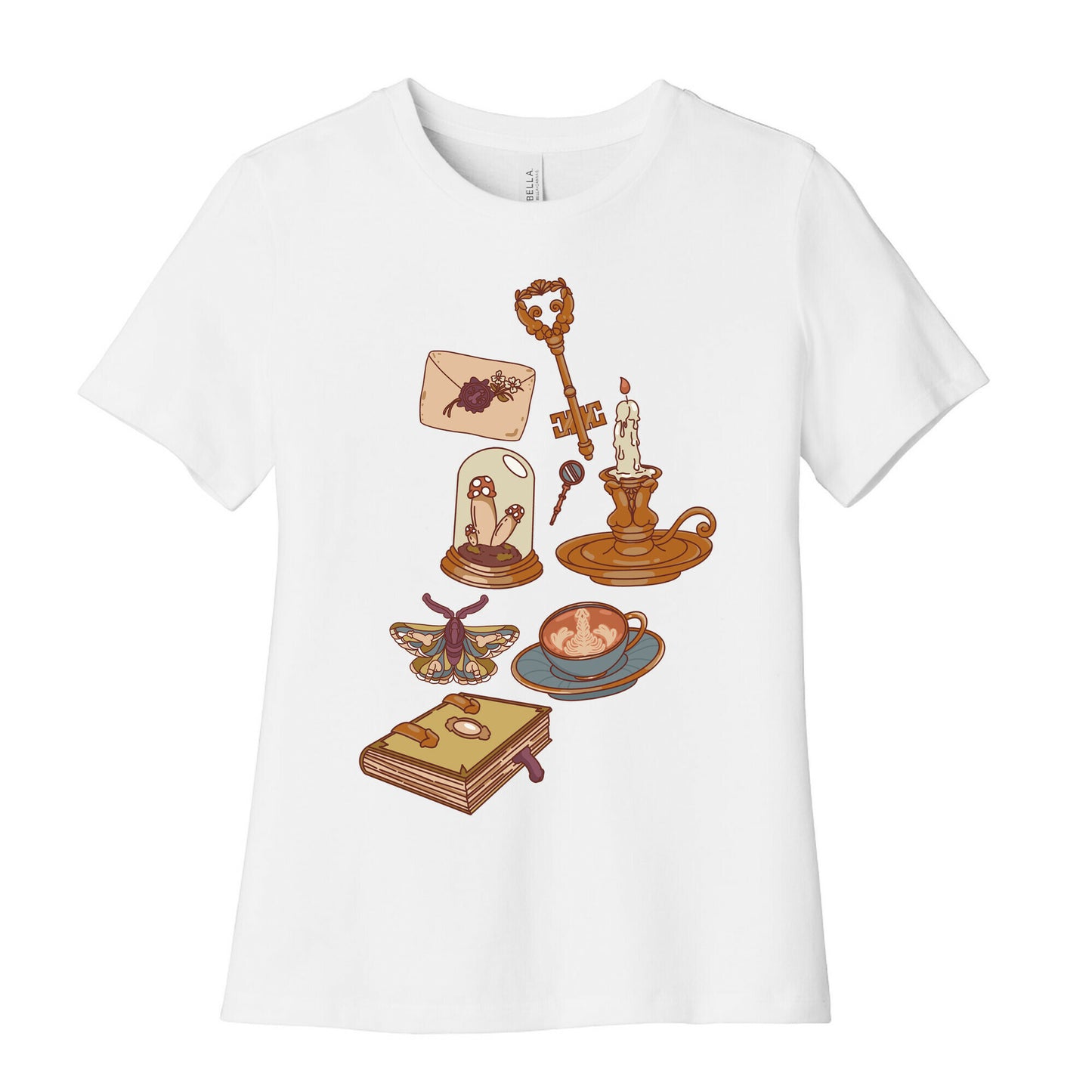 Dick Academia Pattern Women's Cotton Tee