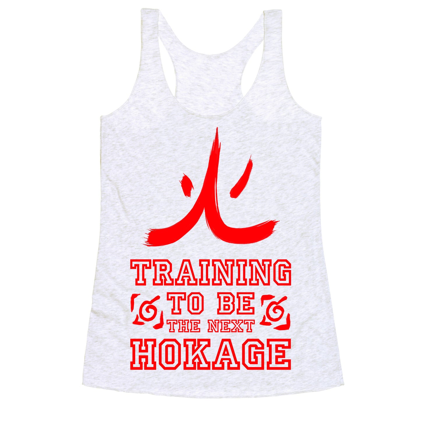 Training to be the Next Hokage Racerback Tank
