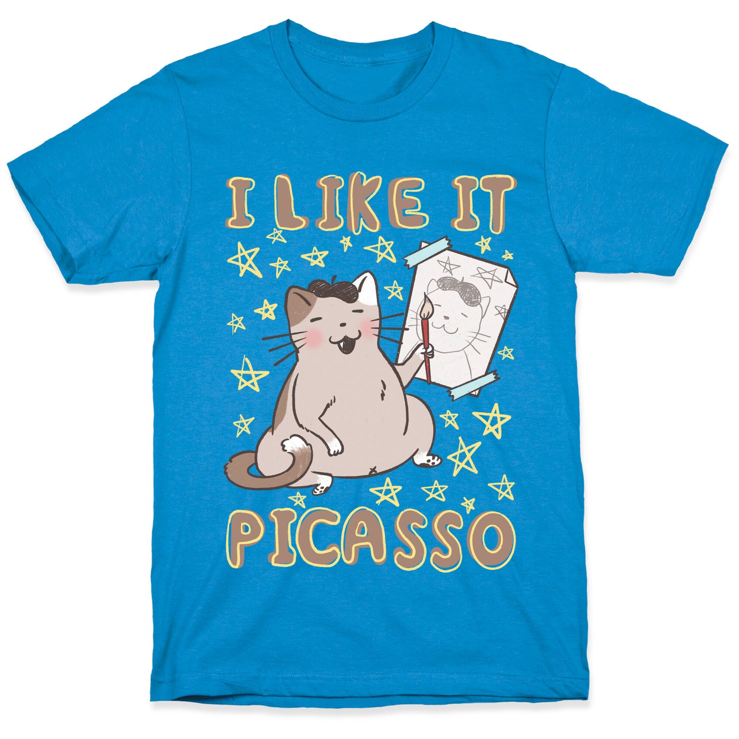 I Like It Picasso Cat Parody T-Shirt