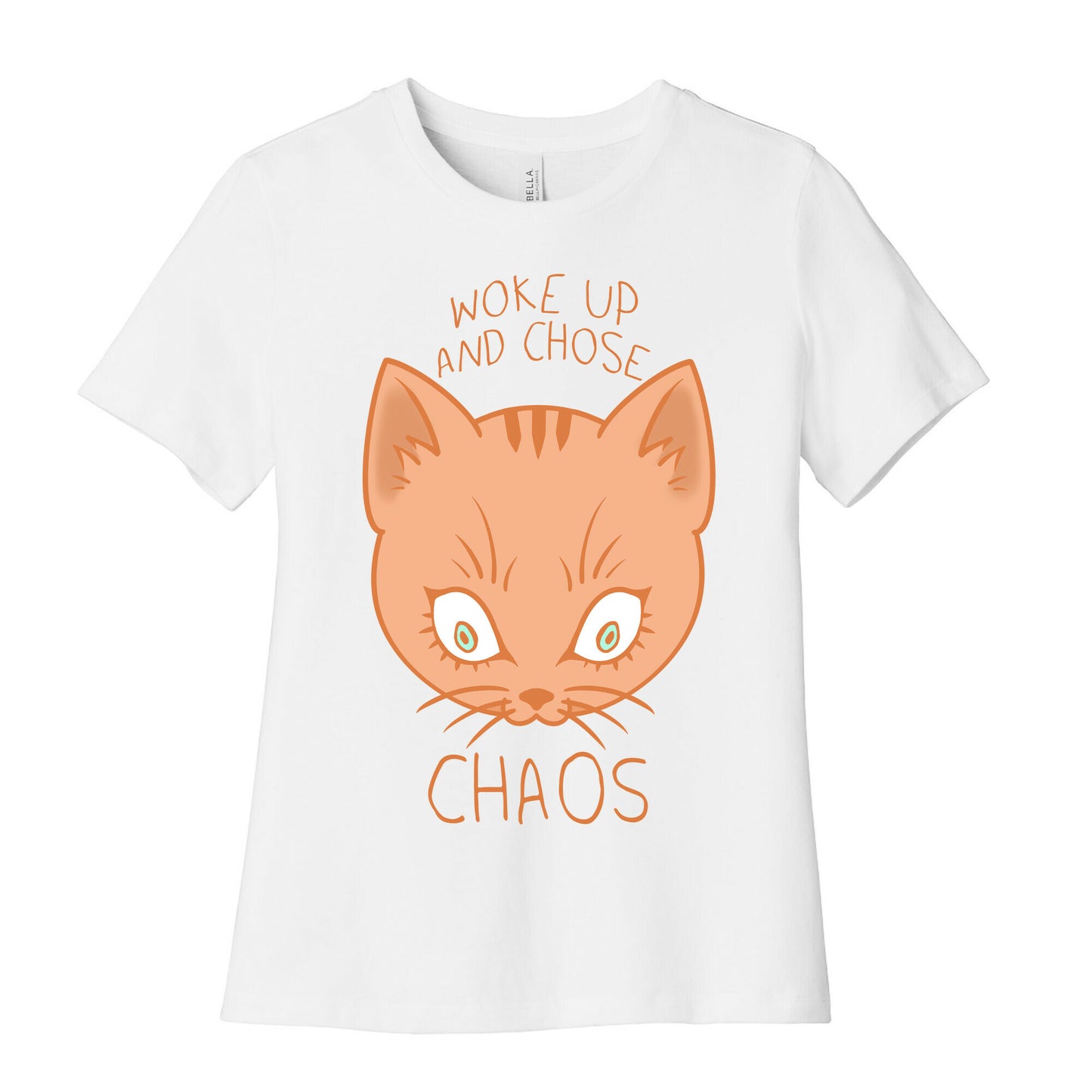 Woke Up And Chose Chaos Women's Cotton Tee