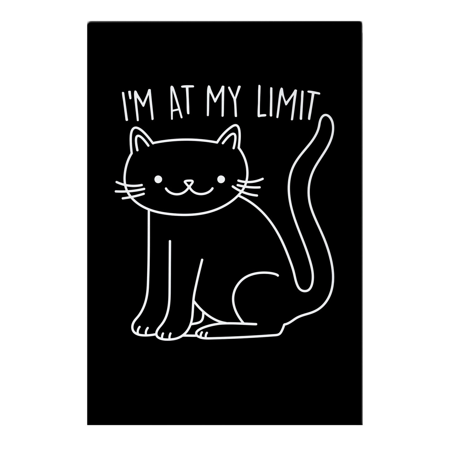 I'm At My Limit Kitten Garden Flag