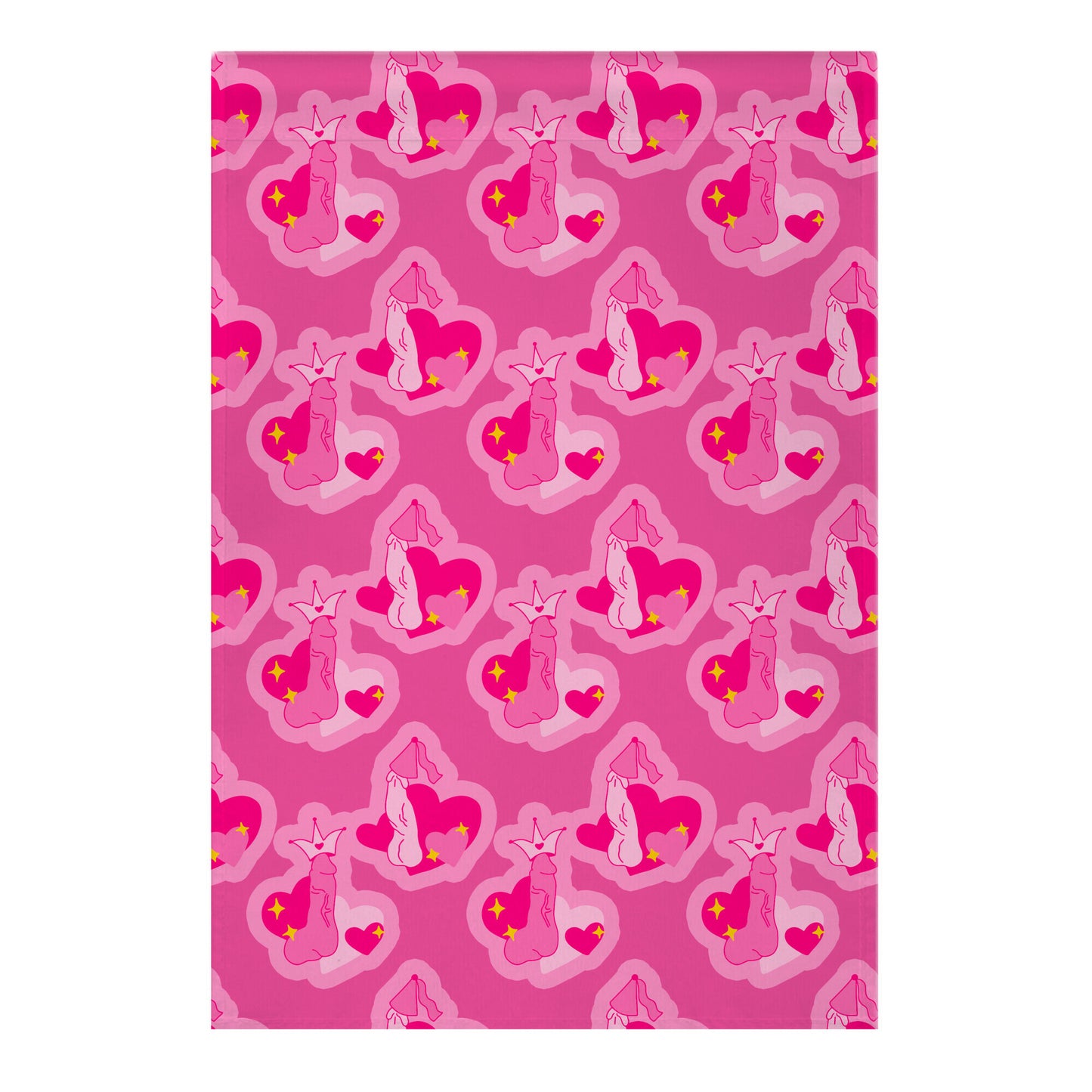 Princess Penis Pattern Garden Flag